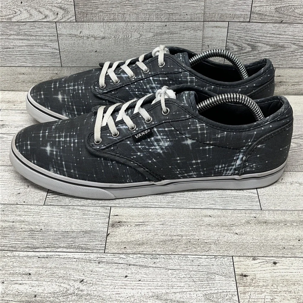 Vans Winston Low Shooting‎ Stars Canvas Skate Shoes Women Size 9.5